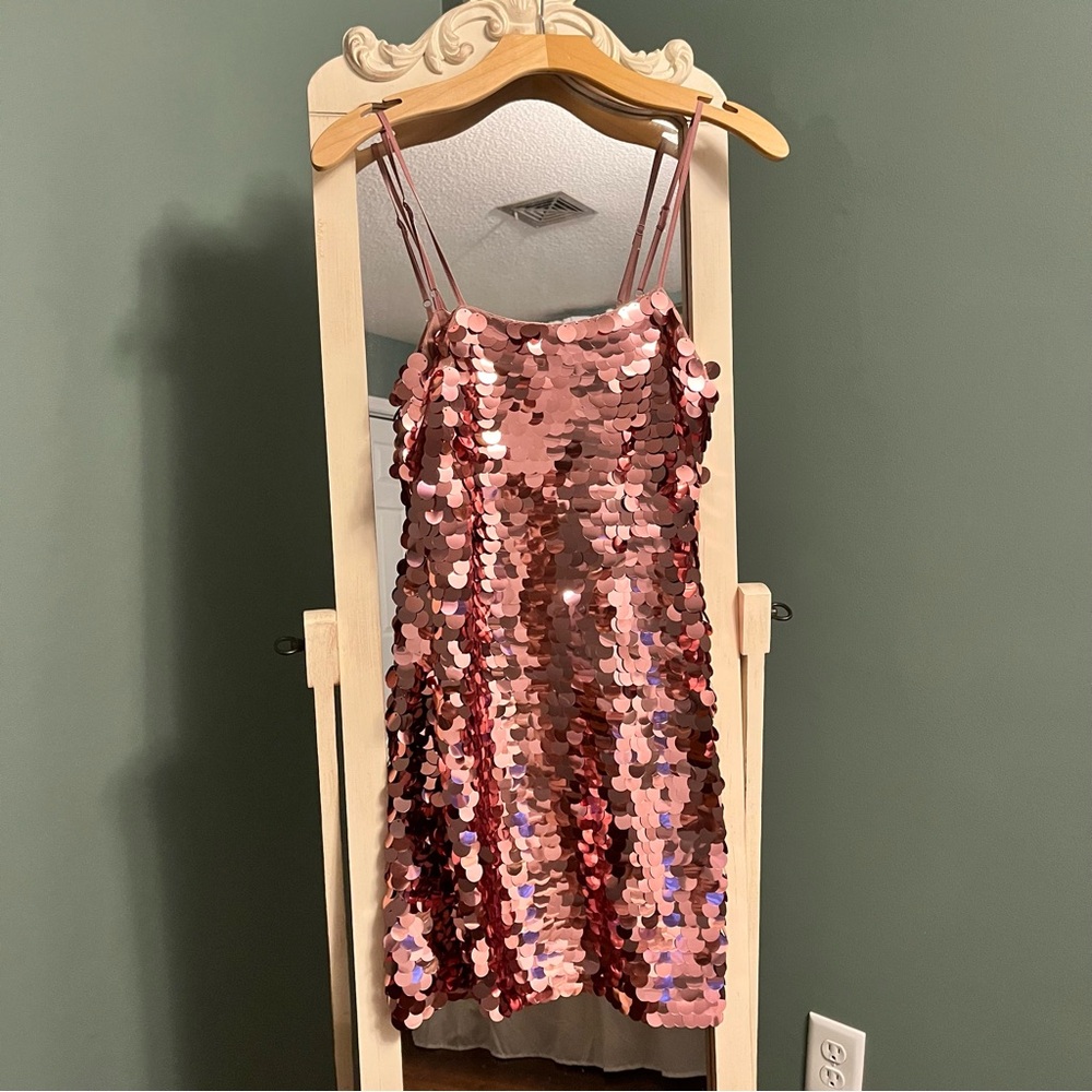 A New Day Pink Sequin Dress